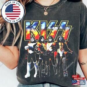Kiss Band 50Th Anniversary 1973  Signature  Thank You Shirt Classic